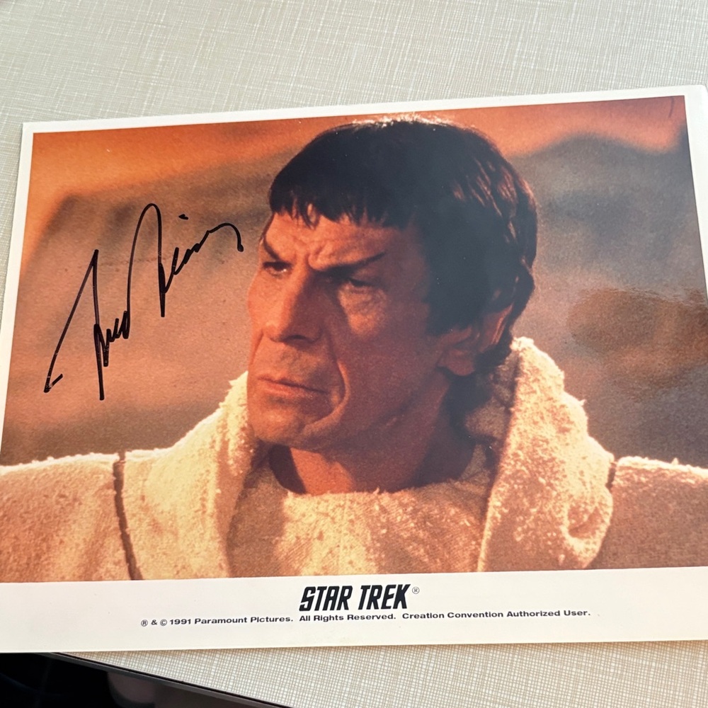 Star Trek Signed Art Print - Black and White